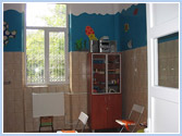 Cabinet de lucru cu copiii al centrului de tratament al anorexiei si bulimiei din pavilionul 5 - Spitalul Obregia